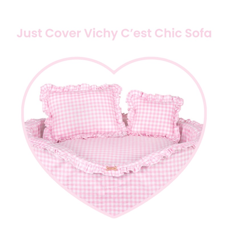 Just Cover Vichy C'est Chic Sofa