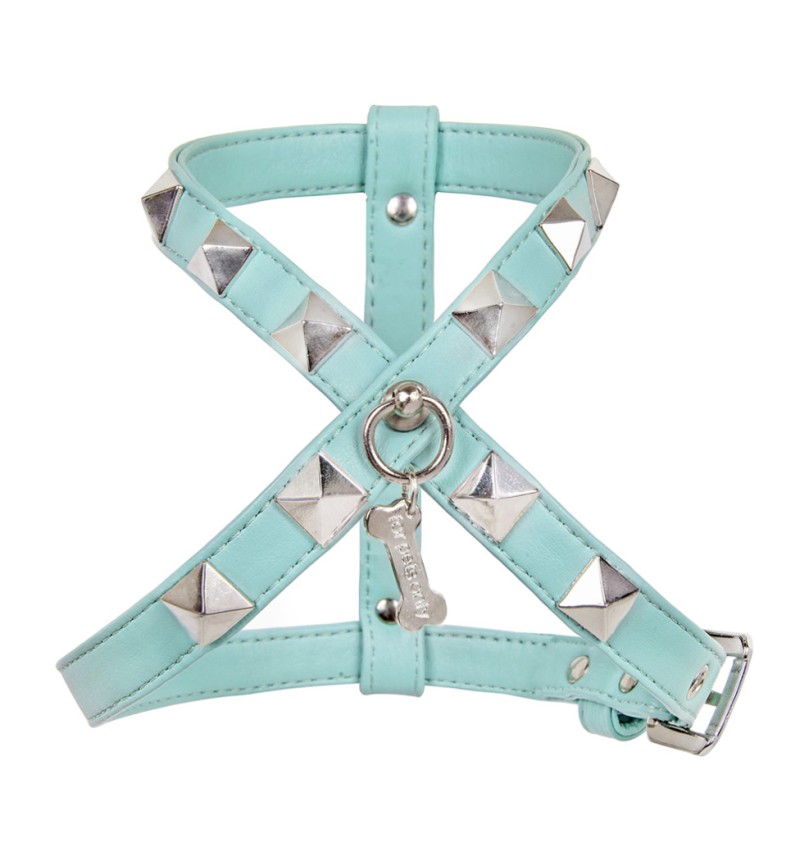 Chic And Stud Harness Acqua/Silver