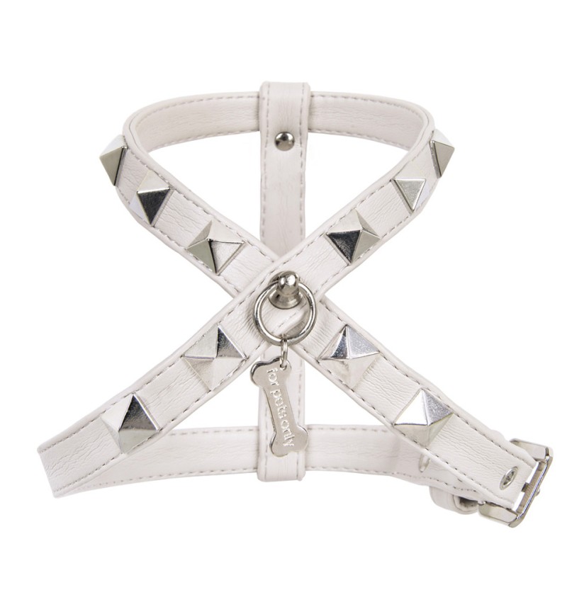 Chic And Stud Harness Oyster/Silver
