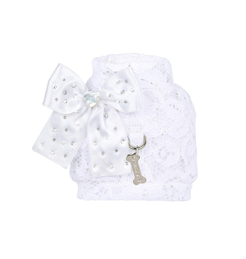 Lace Harness Jacket White
