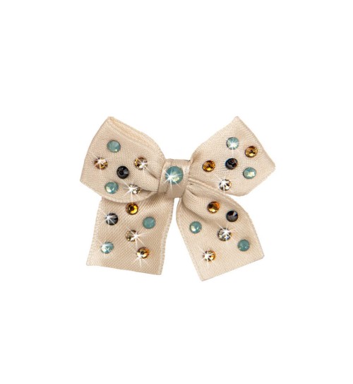 Sunshine Bow Beige Multicolor Hairclip