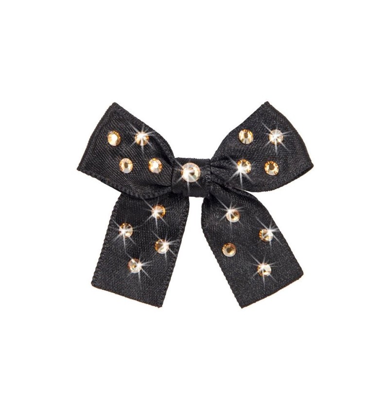 Sunshine Bow Black/Golden Shadow Hairclip