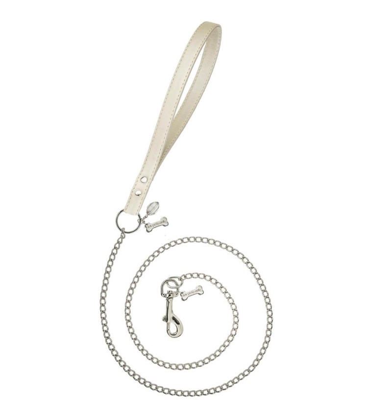 Chain Lead Greige/Silver