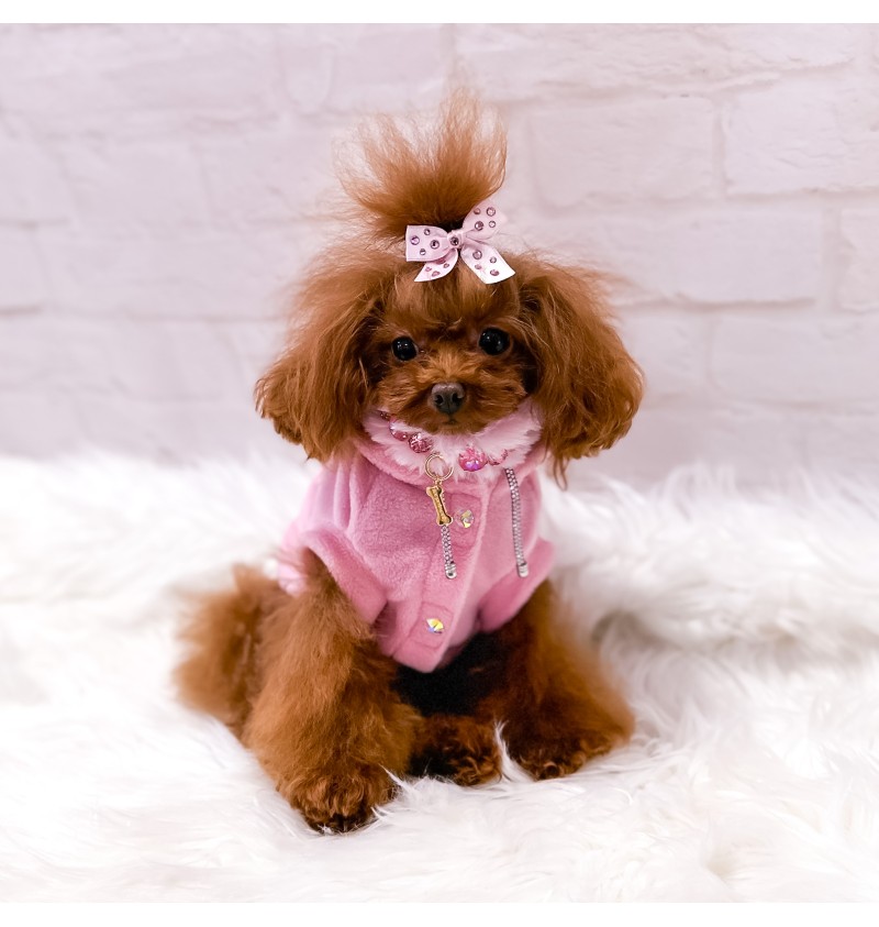 Posh Diamond Collar Pink