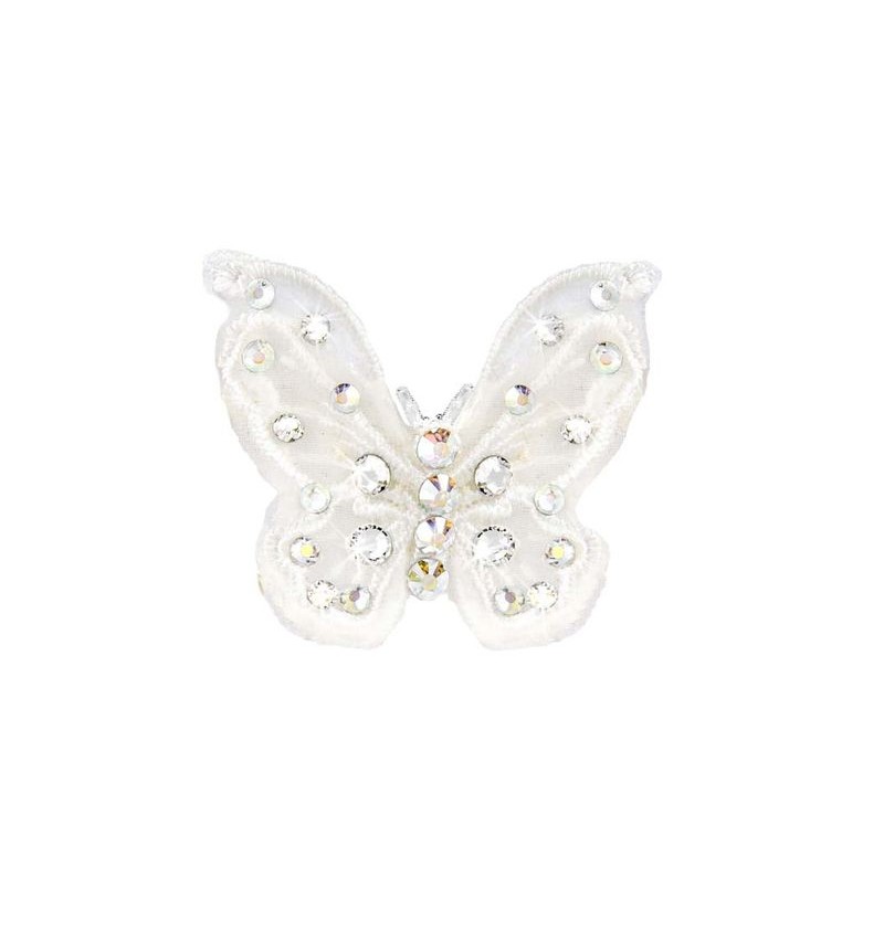 My Butterfly Hairclip White