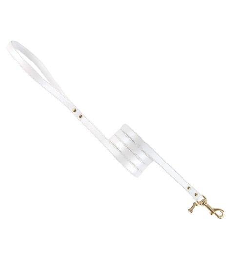 Plain Lead White/Gold