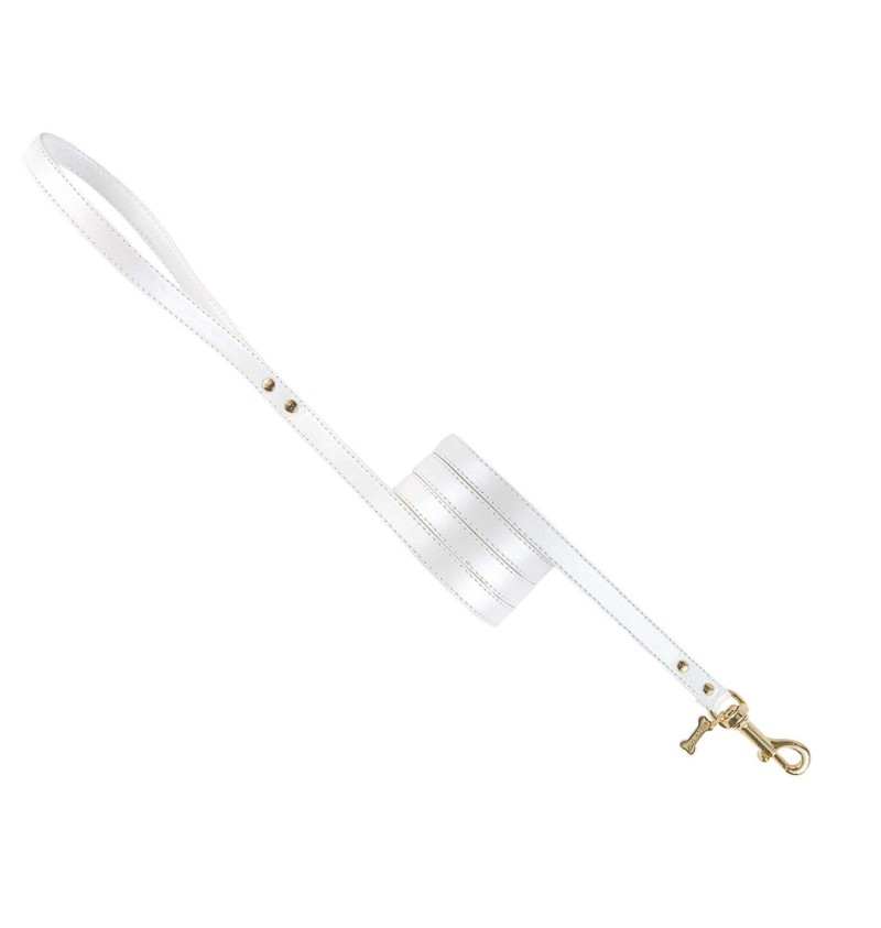Plain Lead White/Gold