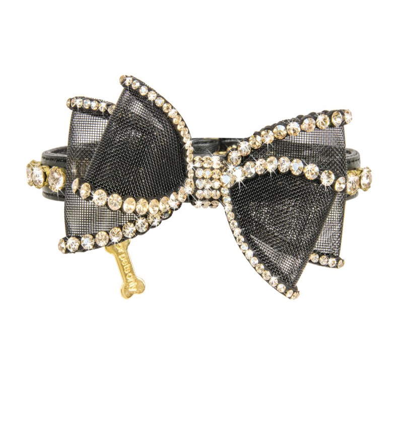 Perfection In A Bow Collar Black