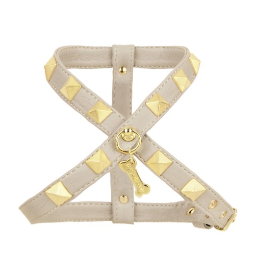 Chic and Stud Harness Greige/Gold