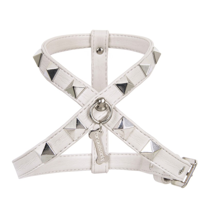 Chic And Stud Harness Oyster/Silver