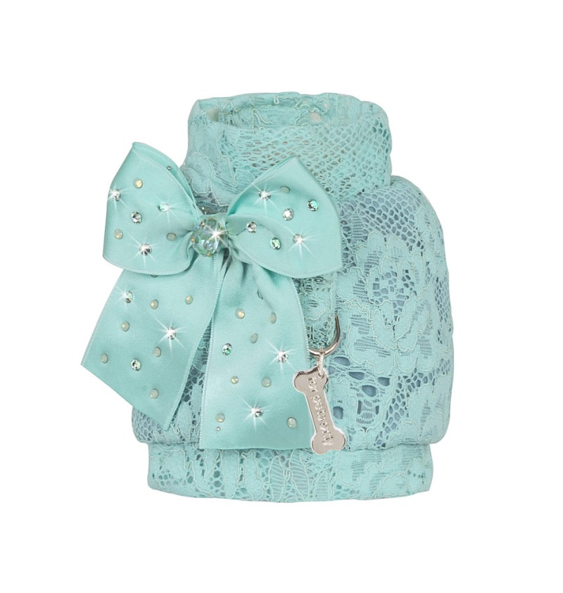 Lace Harness Jacket Acqua