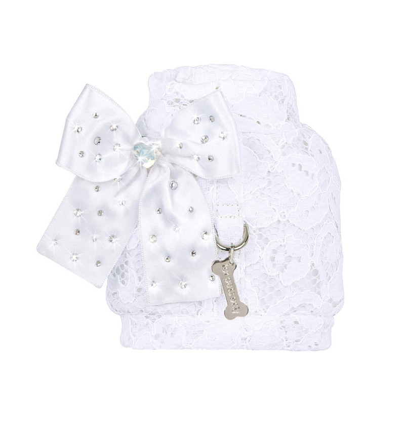 Lace Harness Jacket White