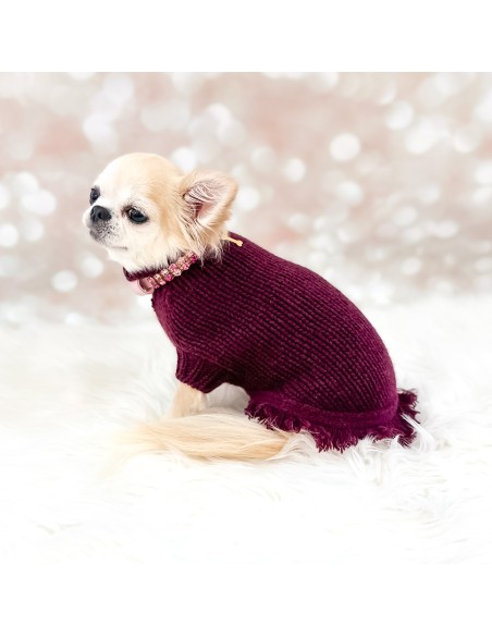 100% Cashmere Delight Pull Burgundy