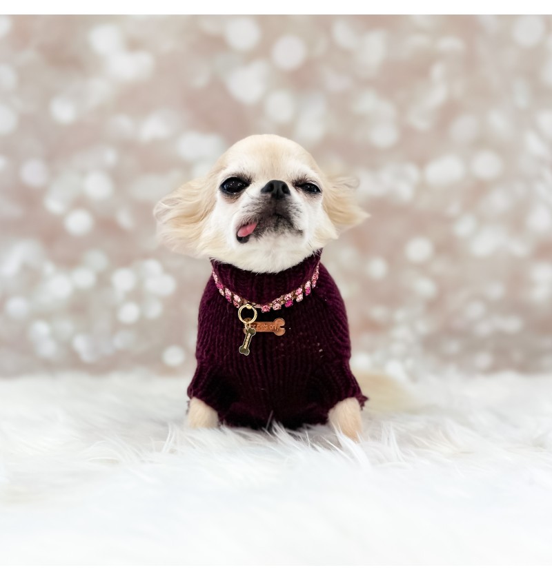 100% Cashmere Delight Pull Burgundy