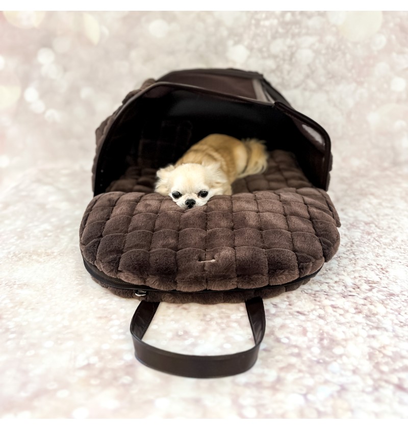 New Aria Bag Posh Fur Dark Choco