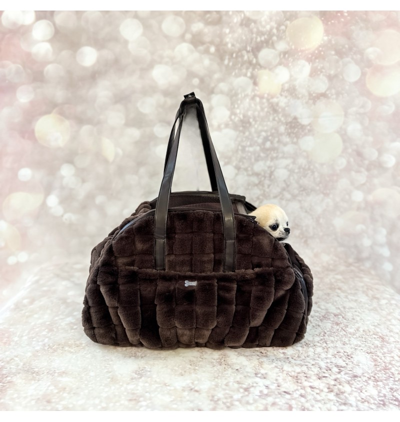 New Aria Bag Posh Fur Dark Choco