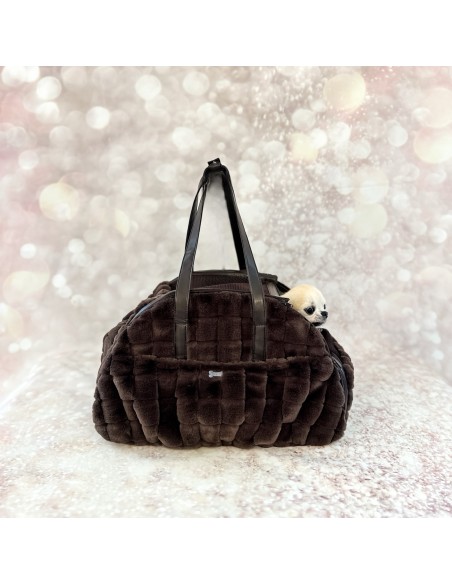 New Aria Bag Posh Fur Dark Choco