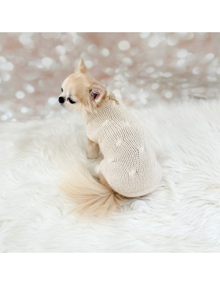 100% Cashmere Punto Savoia Burro