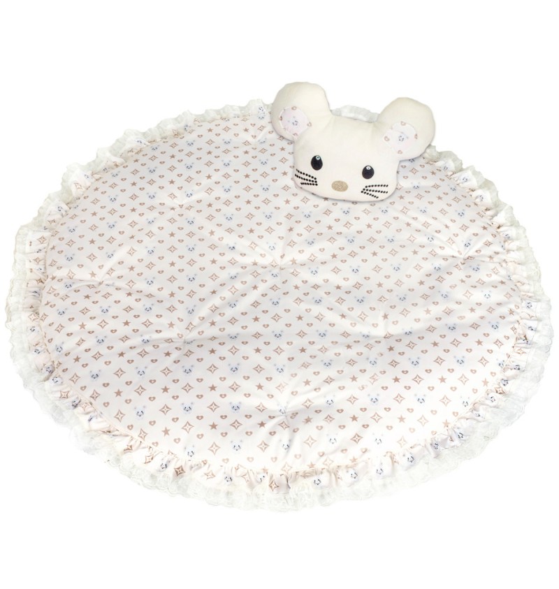 TopoMio Monogram Round Mat