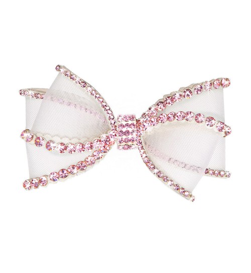 Perfection In A Bow Hairclip Pink