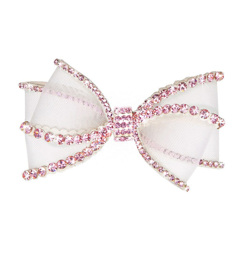 Perfection In A Bow Hairclip Pink