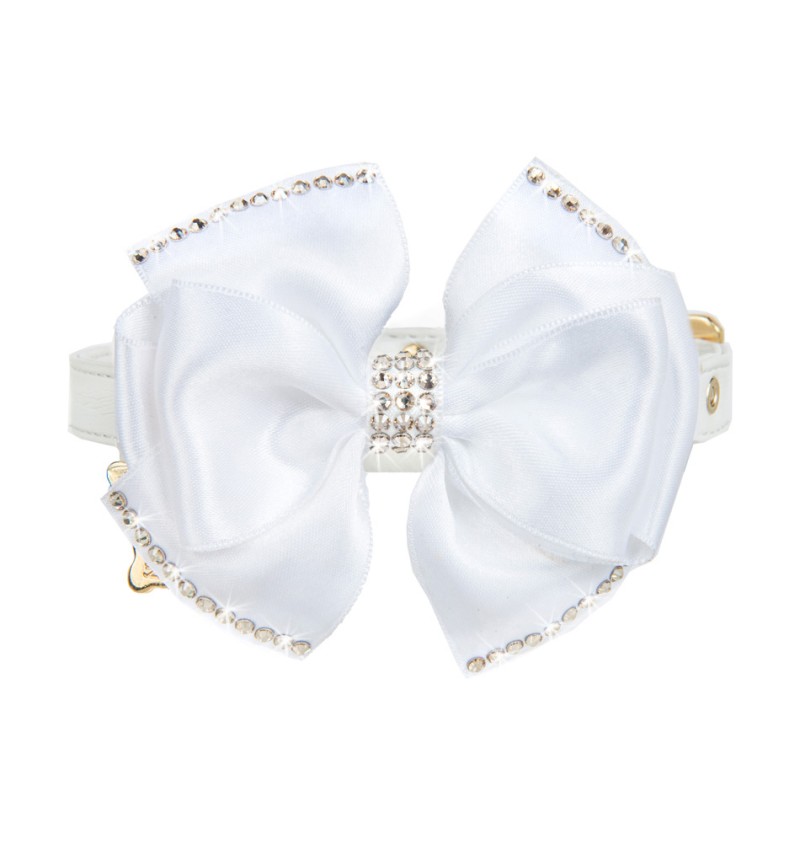The Perfect Bow Collar White