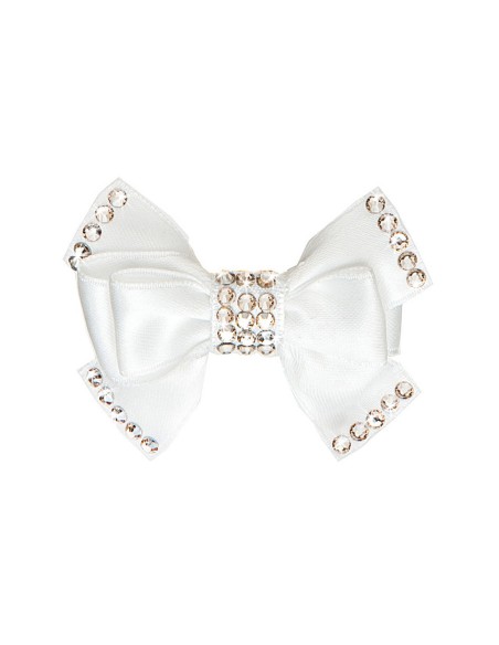 The Perfect Bow Hairclip White