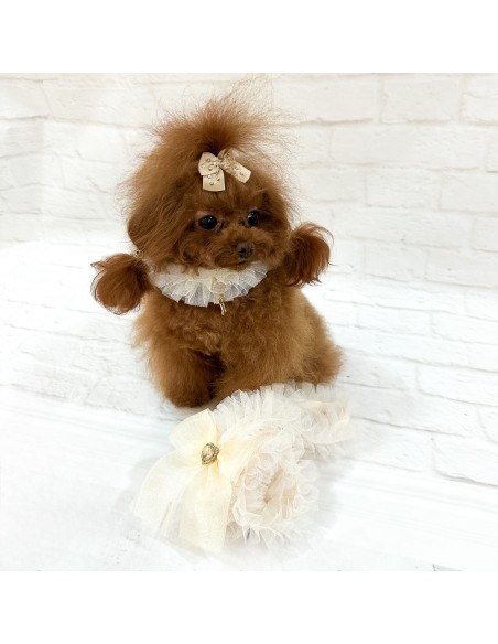 Ballerina Lingerie Leash Cream