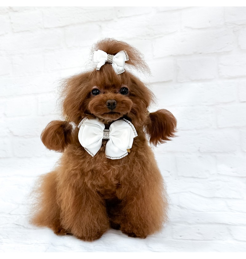 The Perfect Bow Hairclip White