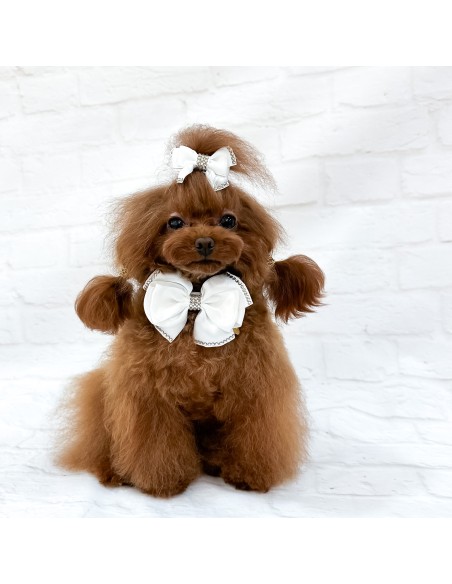 The Perfect Bow Hairclip White