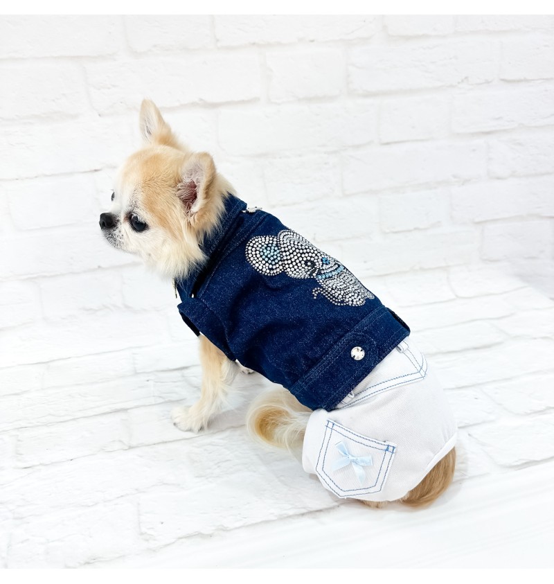 TopoMio Diamond Jeans Biker