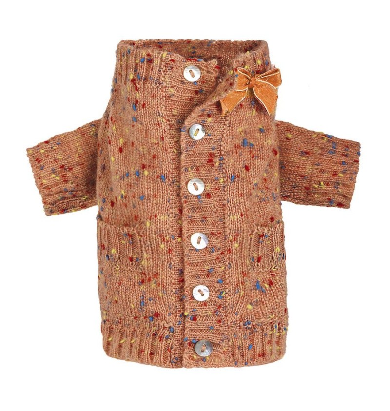 100% Summer Cashmere Tweed Cardigan...