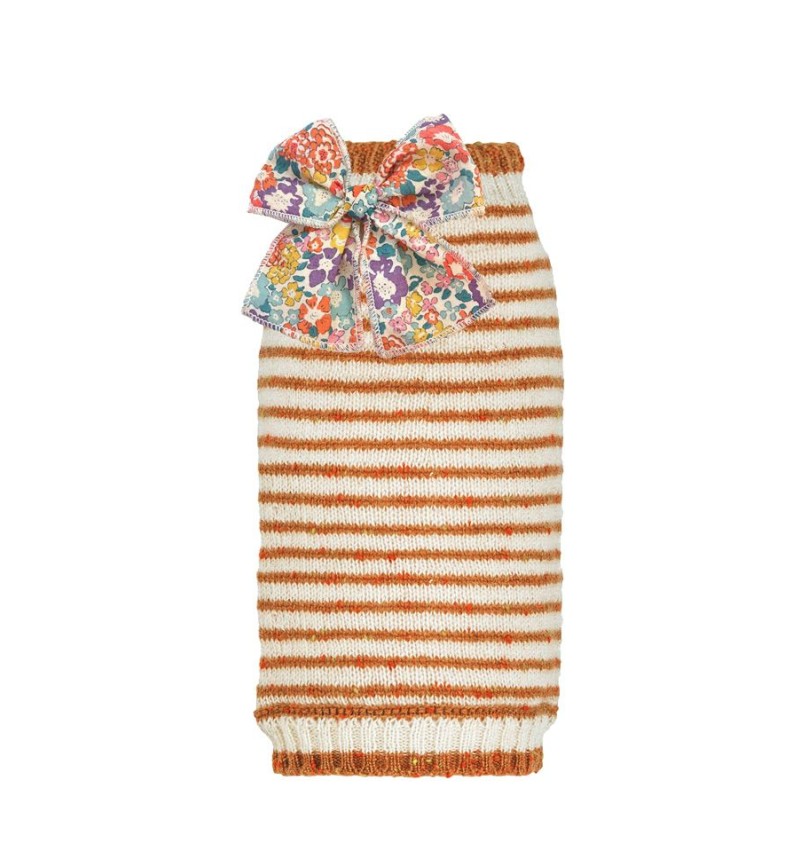 100% Summer Cashmere Tweed Shirt Liberty Orange