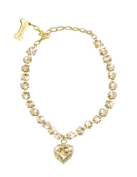 My Heart Is Yours Crystals Bijoux Gold