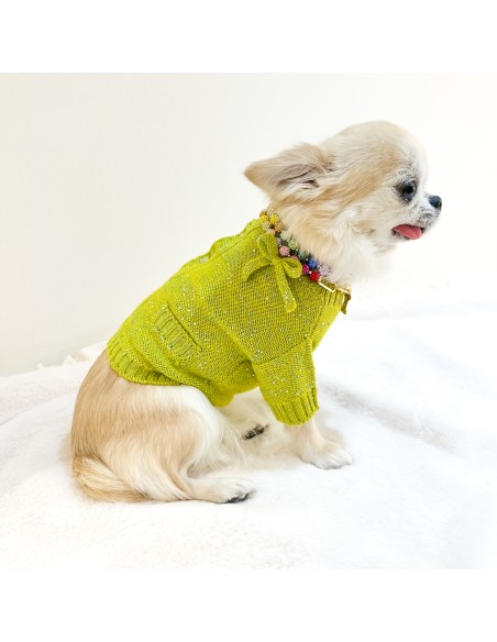 100% Summer Cashmere & Silk Cardigan Green