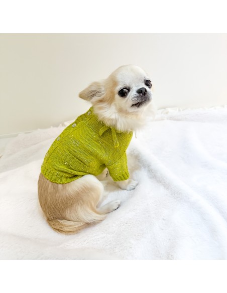 100% Summer Cashmere & Silk Cardigan Green