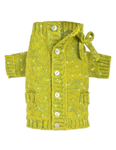 100% Summer Cashmere & Silk Cardigan Green