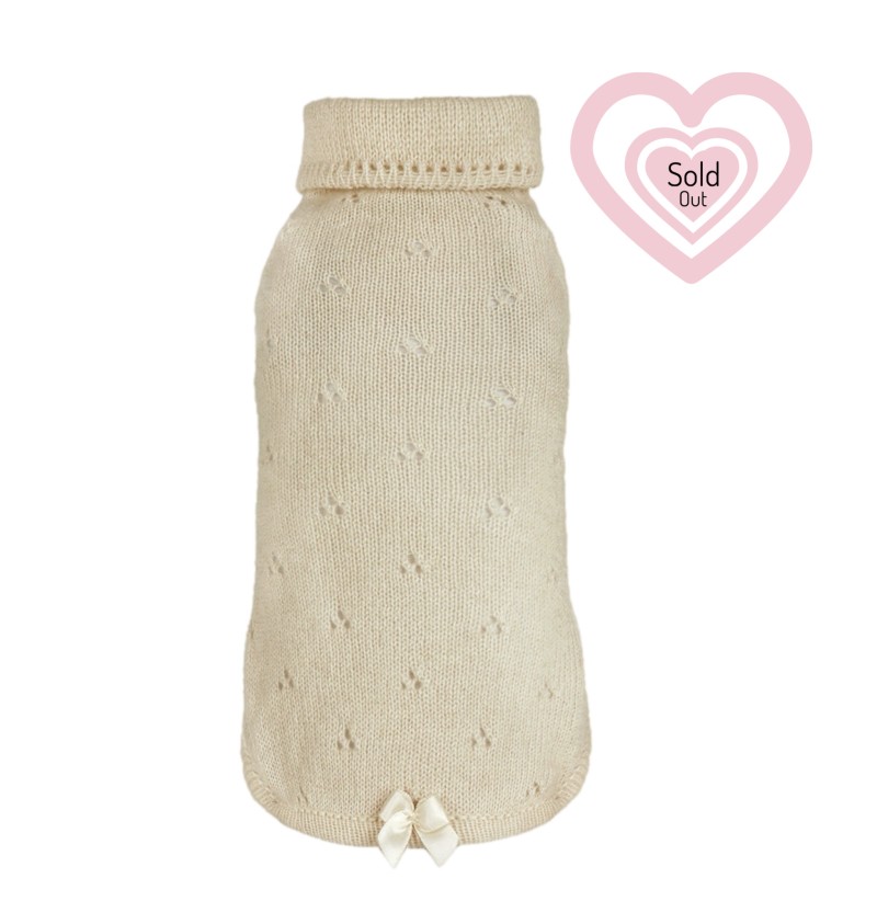 100% Baby Summer Cashmere Pull Beige