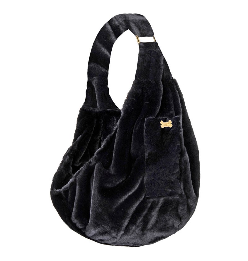 Soft Fur Bag Black