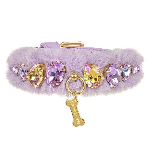 Lilac Posh Diamond Collar