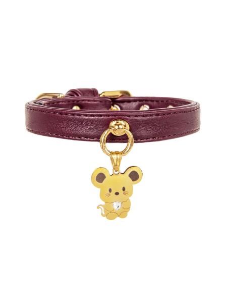 TopoMio Lover Collar Burgundy