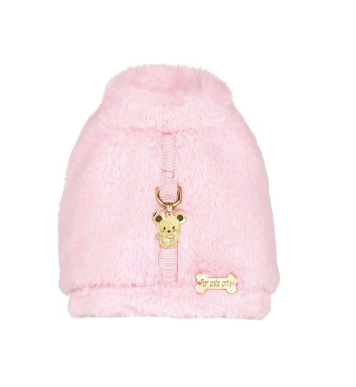 TopoMio Furry Harness Jacket Pink