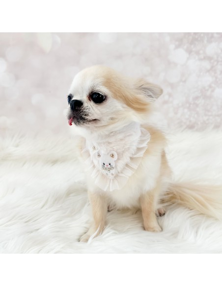 TopoMio Furry Bandana White