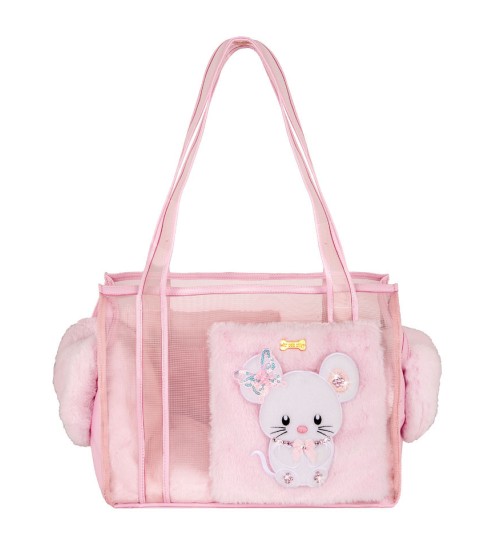 The Heritage TopoMio Fur Bag Pink 2