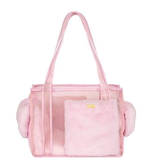 The Heritage Fur Bag Pink