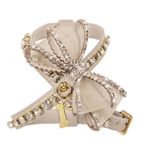 Perfection In a Bow Harness Greige