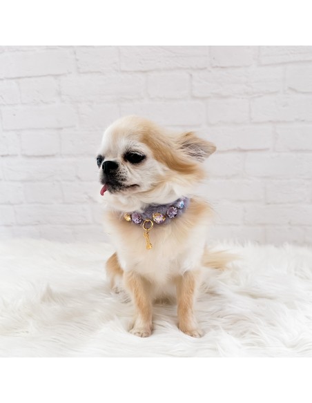 Lilac Posh Diamond Collar