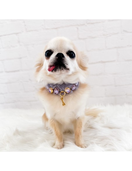 Lilac Posh Diamond Collar