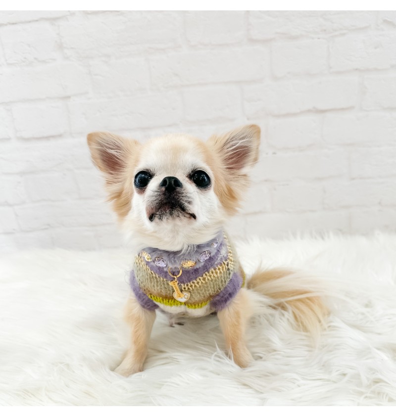 Lilac Posh Diamond Collar