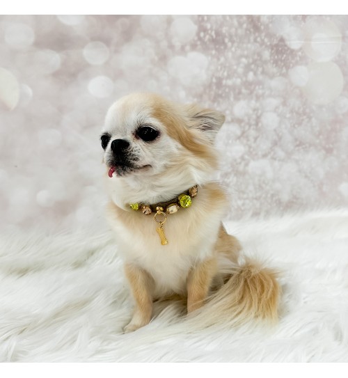 Peridot Candy Diamond Collar 2